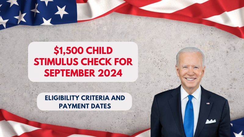 $1,500 Child Stimulus Check for September 2024